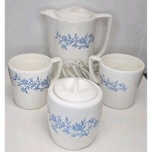 Vtg Rossini Travelers Coffee Kit (or Tea Pot) in Original Box, Rare -‎  WORKING